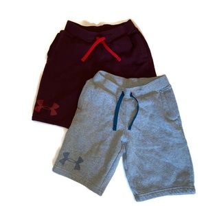Bundle of 2 Boys Under Armour Shorts. Size Small